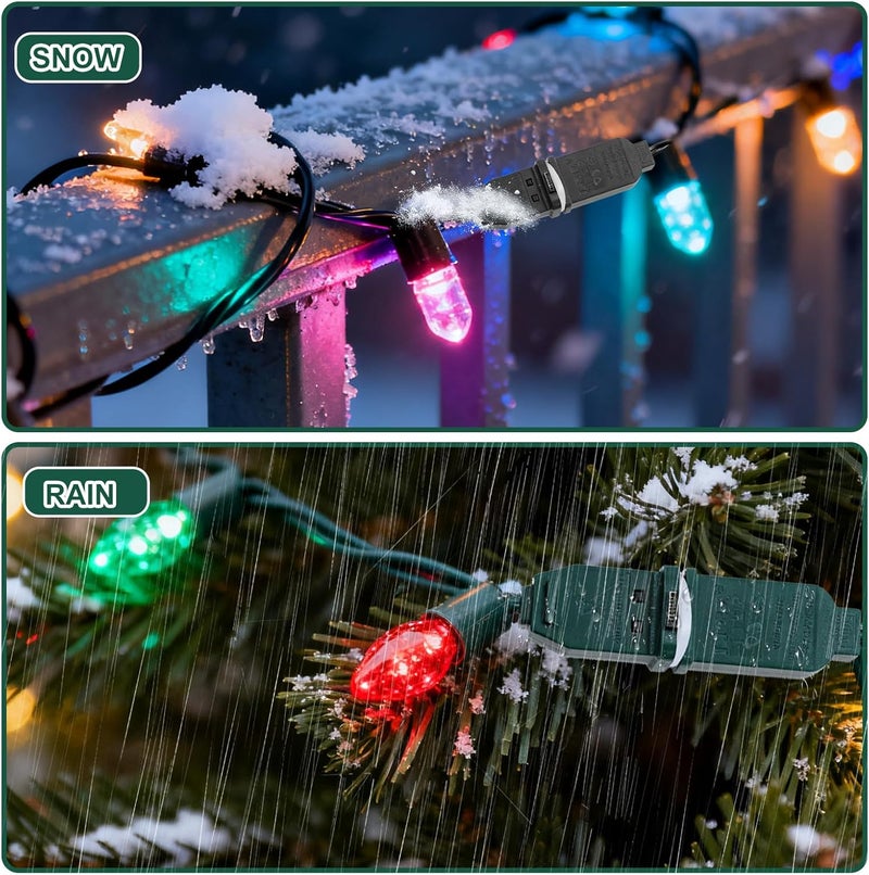Wenfan 20 Sets Weatherproof Gaskets and Plug Protectors Covers Waterproof Extension Cord Outlet Gasket and Plugs Covers for Christmas Lighting Installation Stop Gfcis from Tripping Fit 2 or 3 Pronged Plugs - Image 4